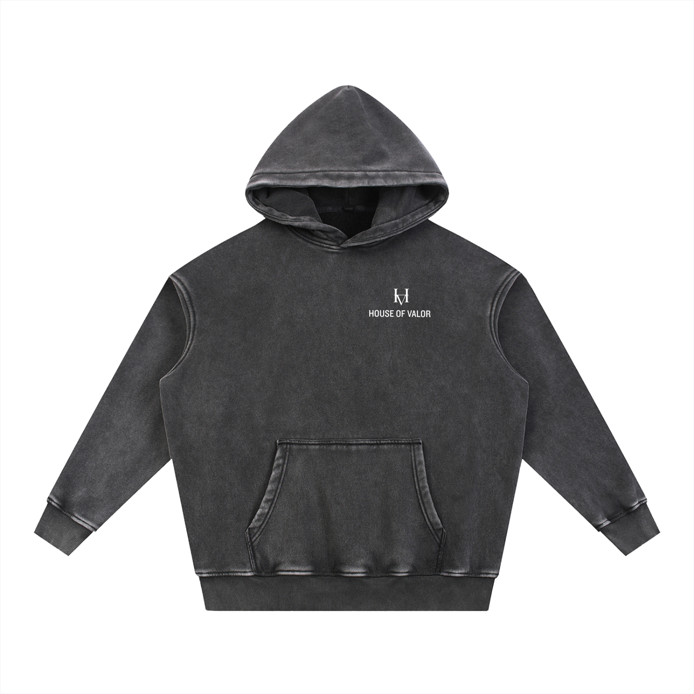 Snow Wash Fleece Oversize Hoodie